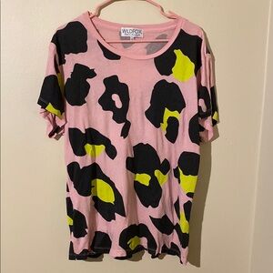 Wildfox Oversized Leopard Print Shirt